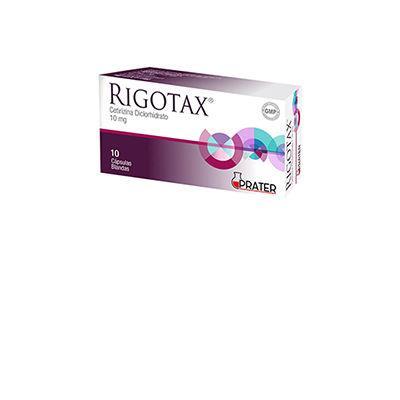 Rigotax Cetirizina 10 mg 10 Cápsulas Blandas