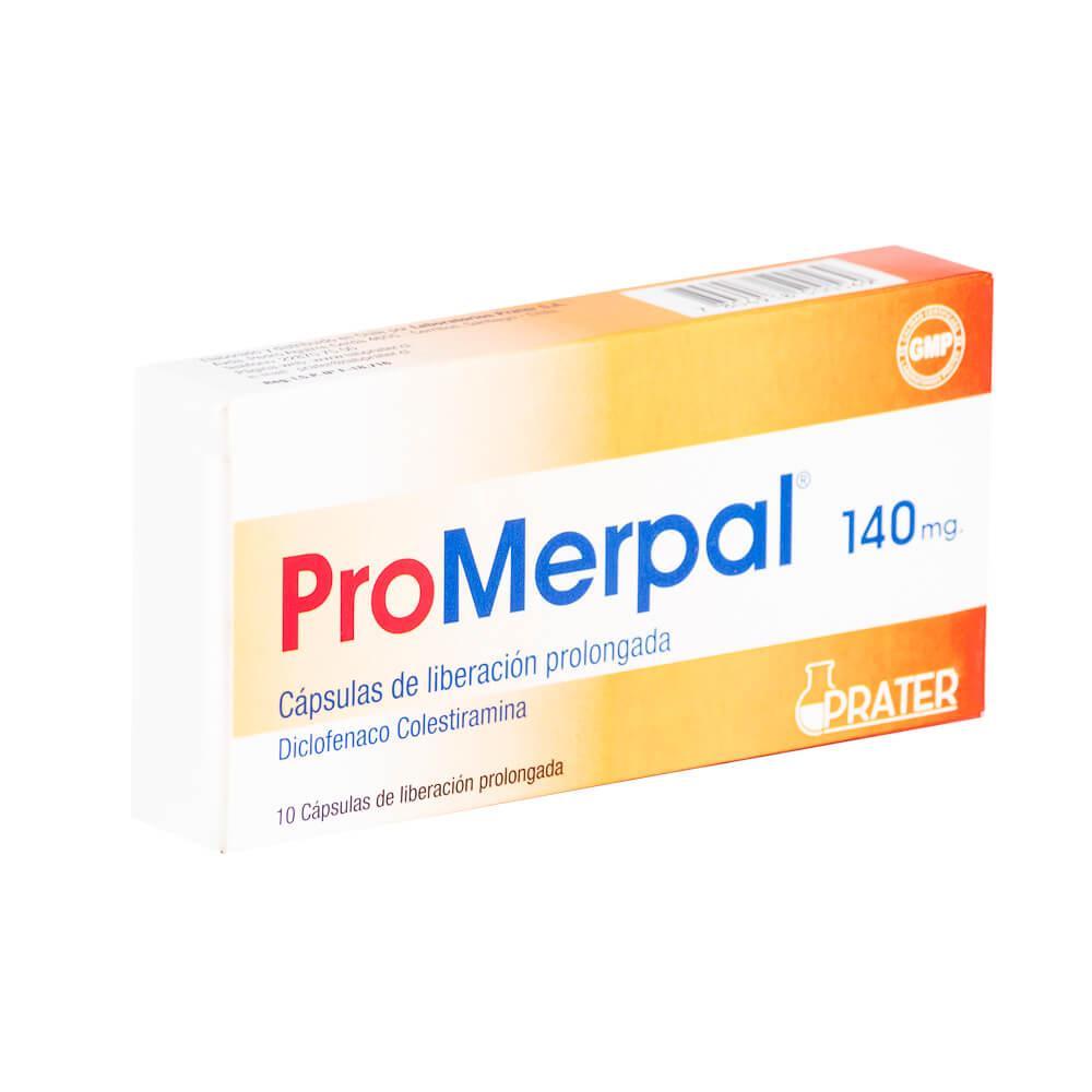 Promerpal 140 mg x 10 Capsulas