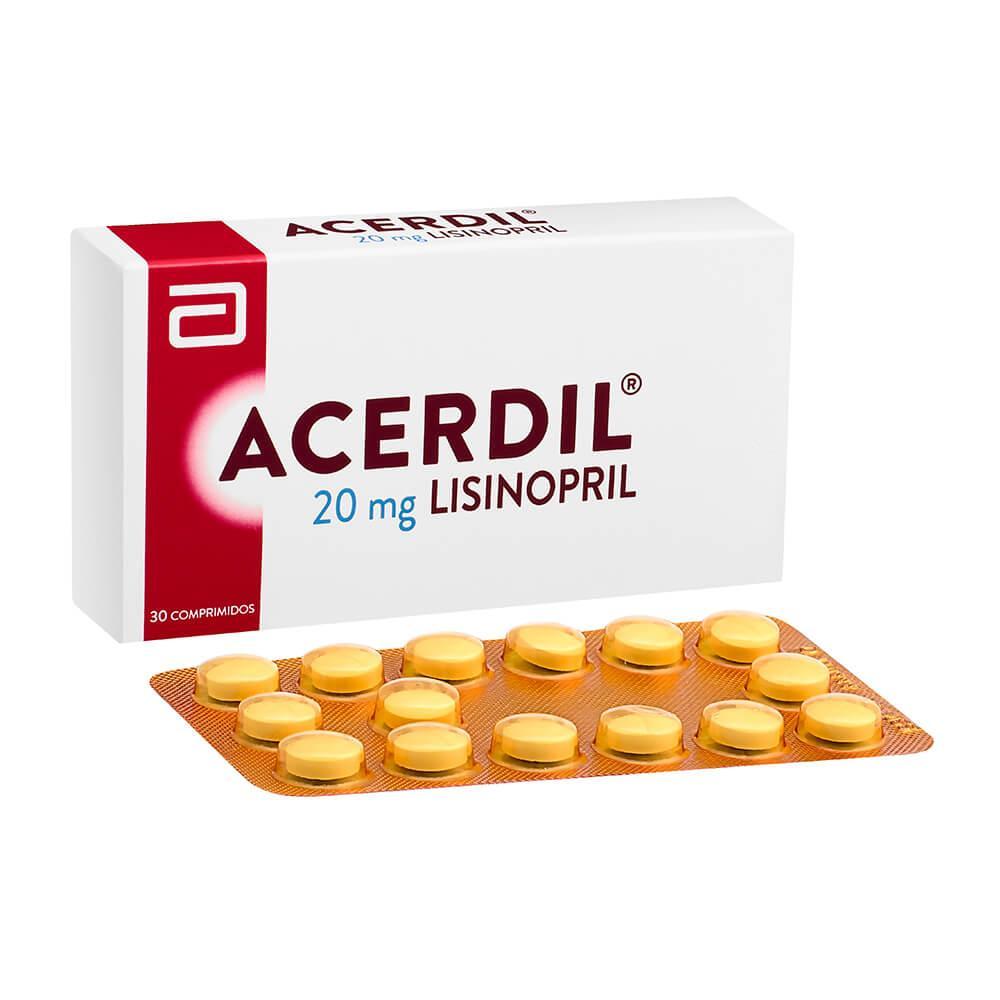 Acerdil Lisinopril 20mg