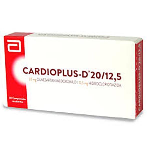 Cardioplus D 20 mg/12.5 mg x 40 Comprimidos