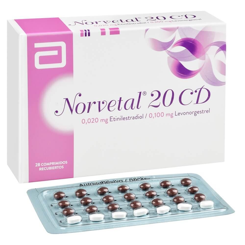 Norvetal 20 CD x 28 Comprimidos