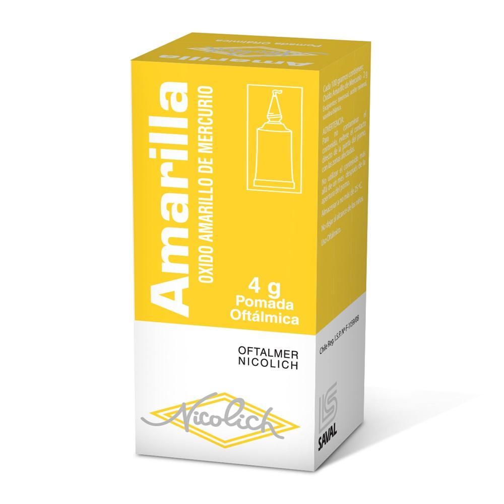 Pomada Amarilla 2 % x 4 g Ungüento Oftálmico