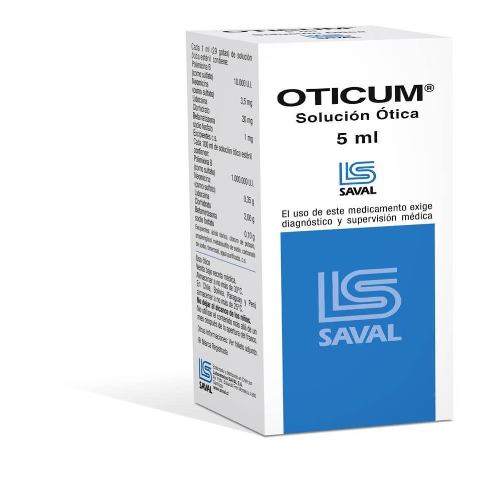 Oticum x 5 ml Solución Para Gotas Oticas