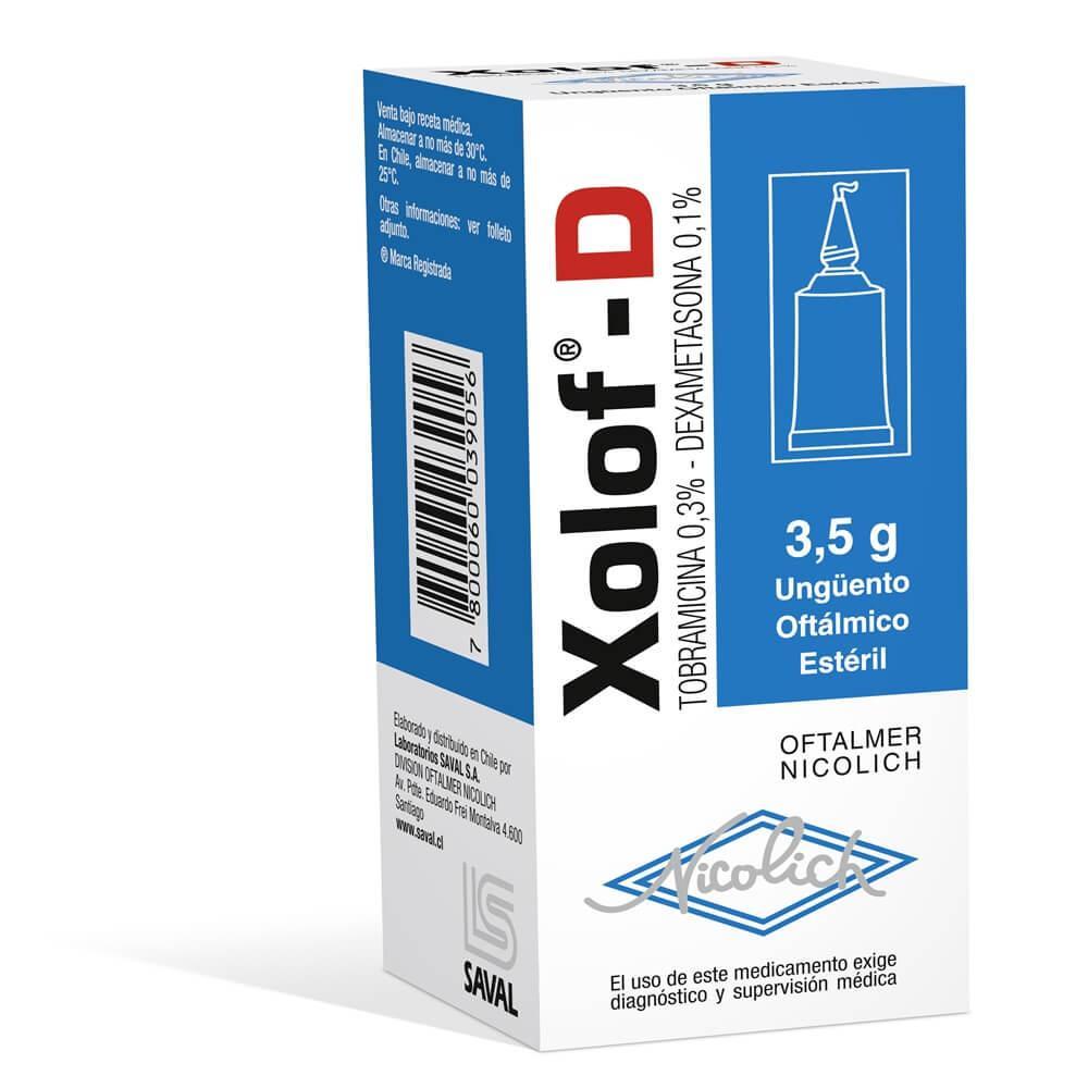xolof D x 3,5 g Ungüento Oftálmico