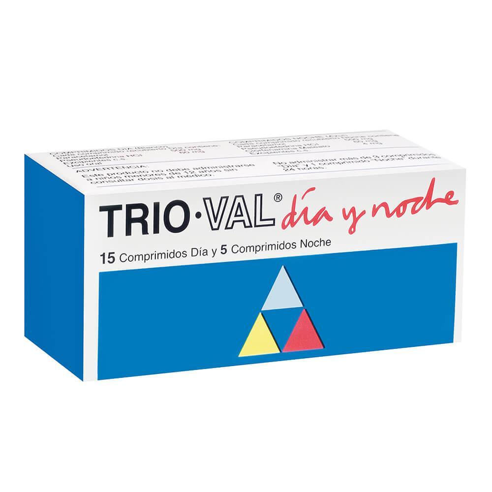 Trio-Val Dia Y Noche x 20 Comprimidos