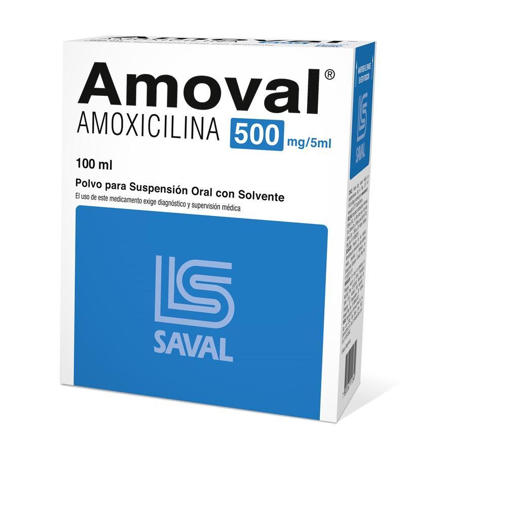 Amoval 500 mg/5 ml x 100 ml Suspension Oral