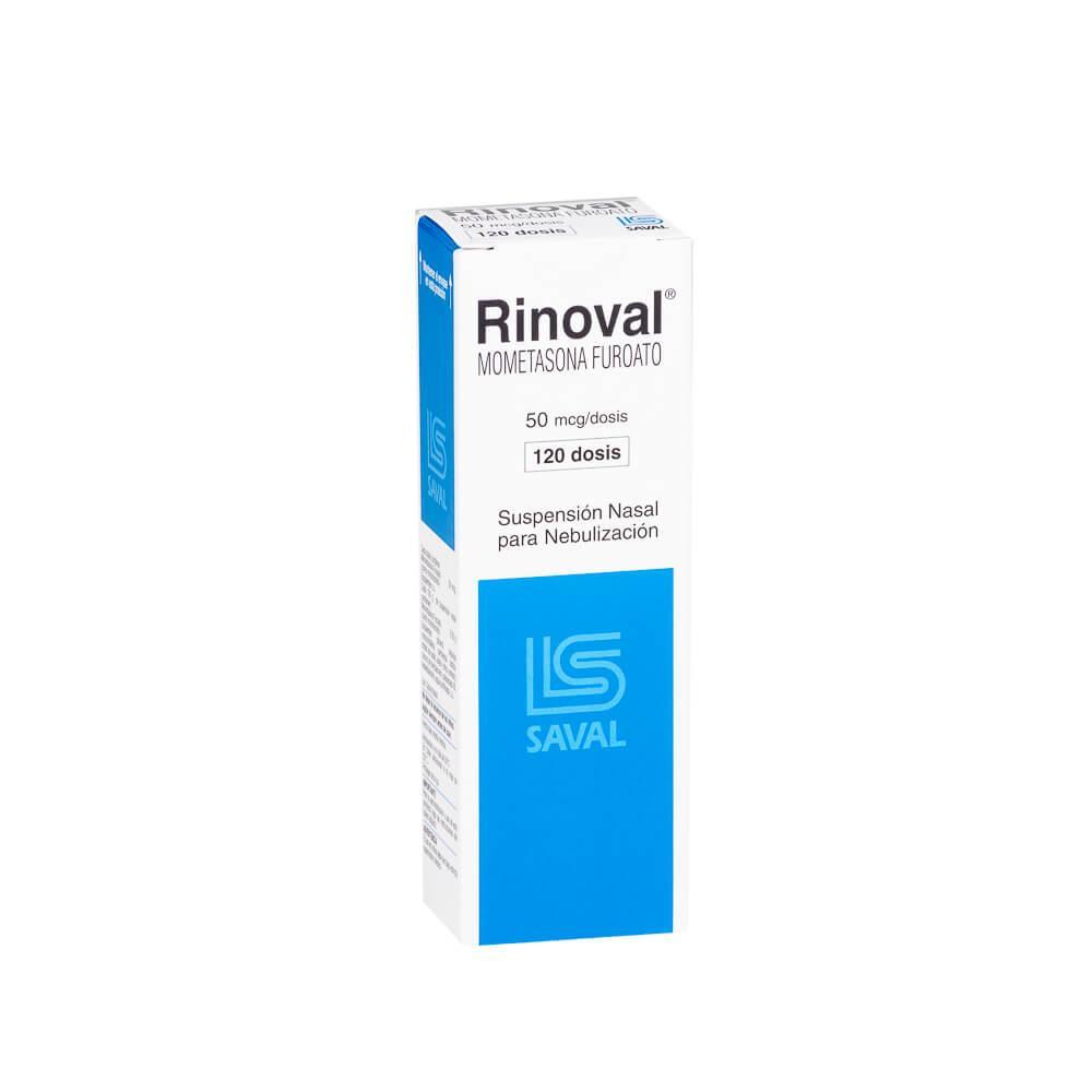 Rinoval 50 mcg x 120 Dosis Suspensión Nasal Para Nebulizacion