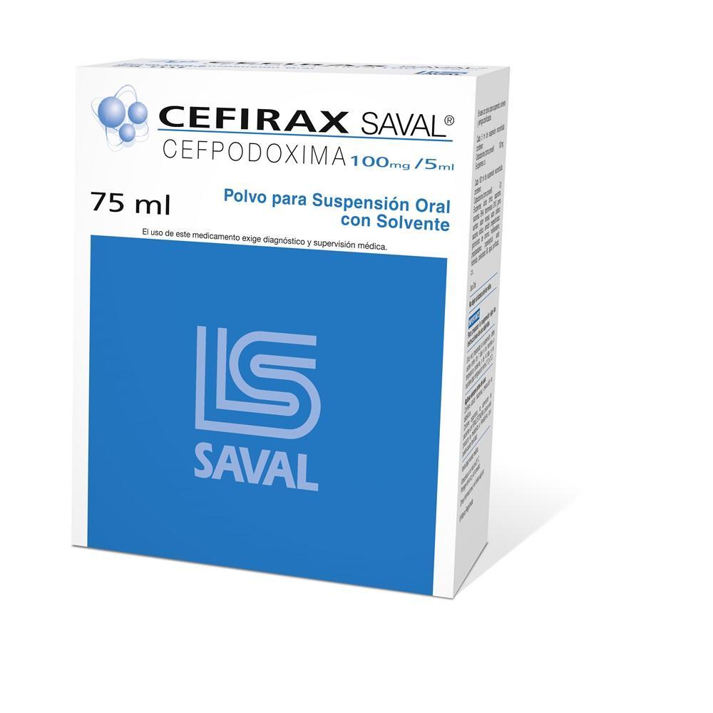 Cefirax 100 mg/5 ml x 75 ml Polvo Para Suspensión Oral Con Solvente