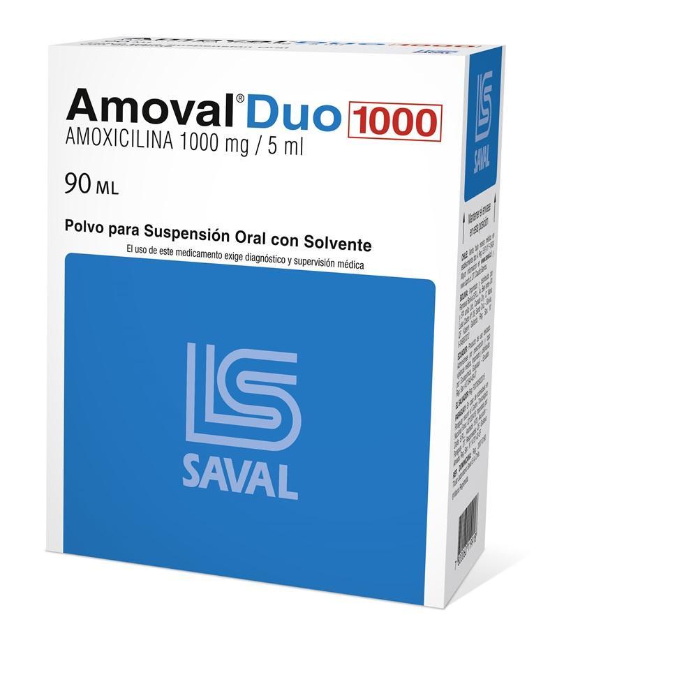 Amoval Duo 1000 mg/5 ml x 90 ml Suspension Oral
