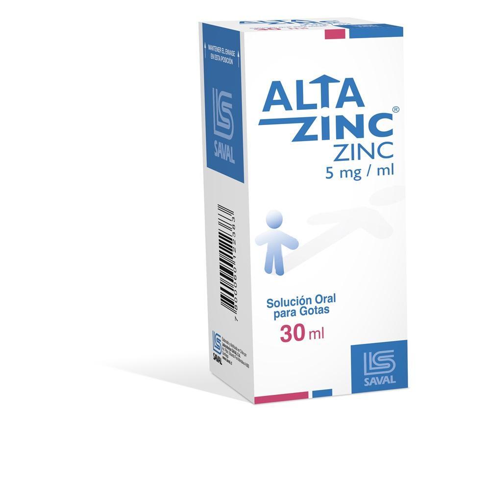 Alta Zinc 5 mg/ml x 30 ml Solución Oral Para Gotas