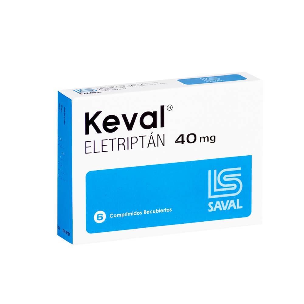 Keval 40 mg x 6 Comprimidos