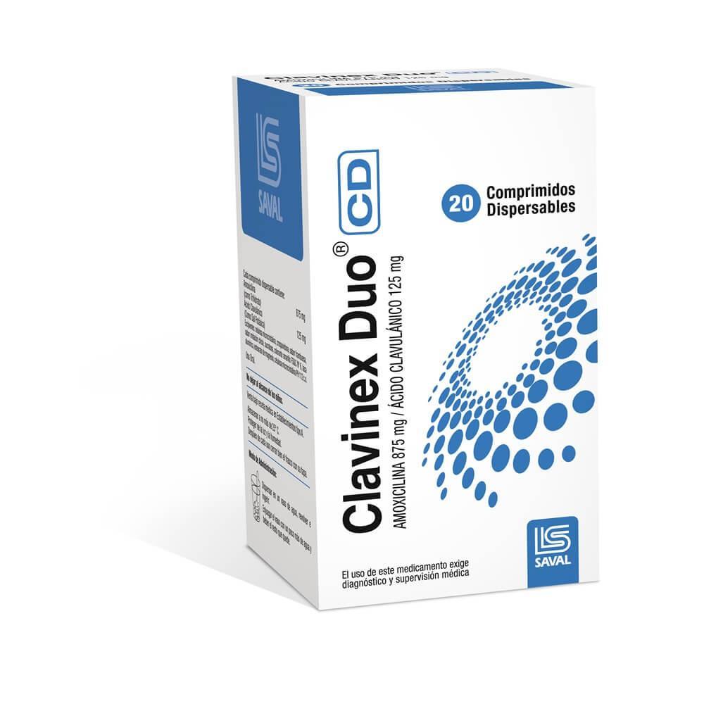 Clavinex Duo CD 875 mg/125 mg x 20 Comprimidos