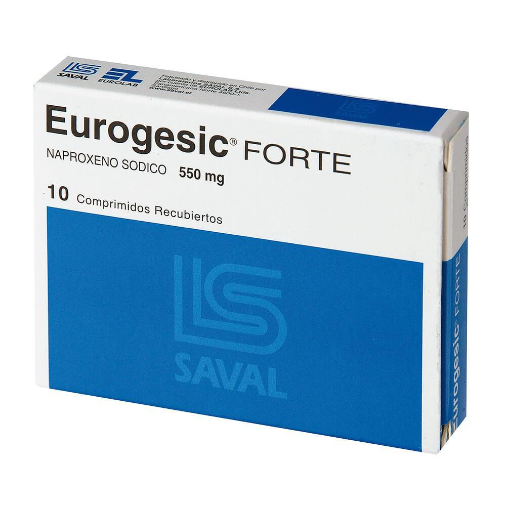 Eurogesic Forte 550 mg x 10 Comprimidos