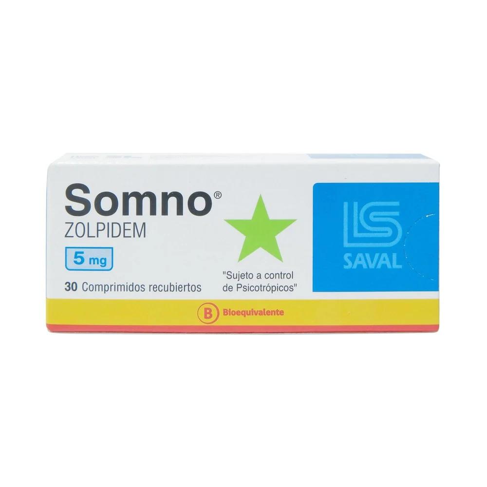 Somno Zolpidem 5 mg x 30 Comprimidos
