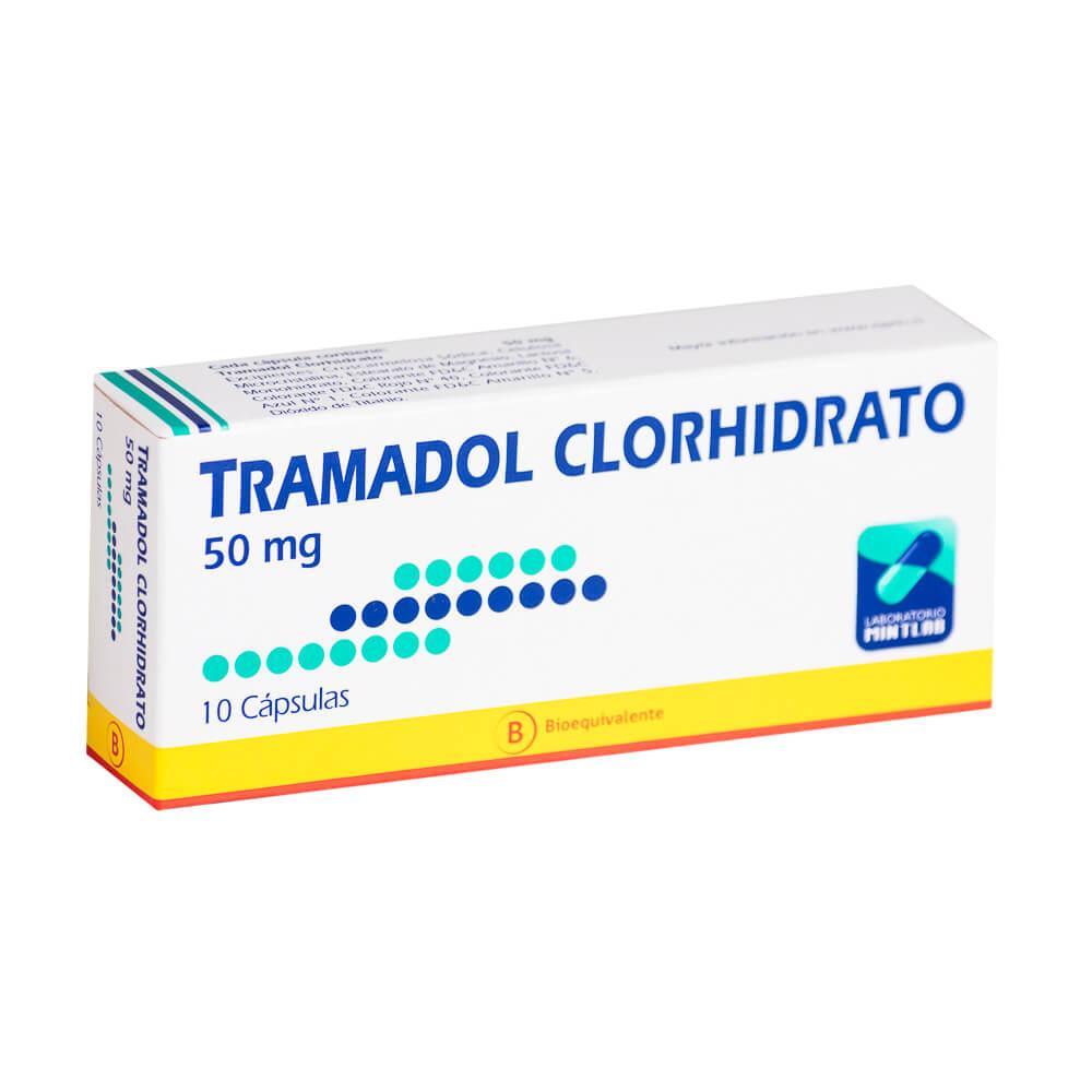 Tramadol 50 mg x 10 Cápsulas