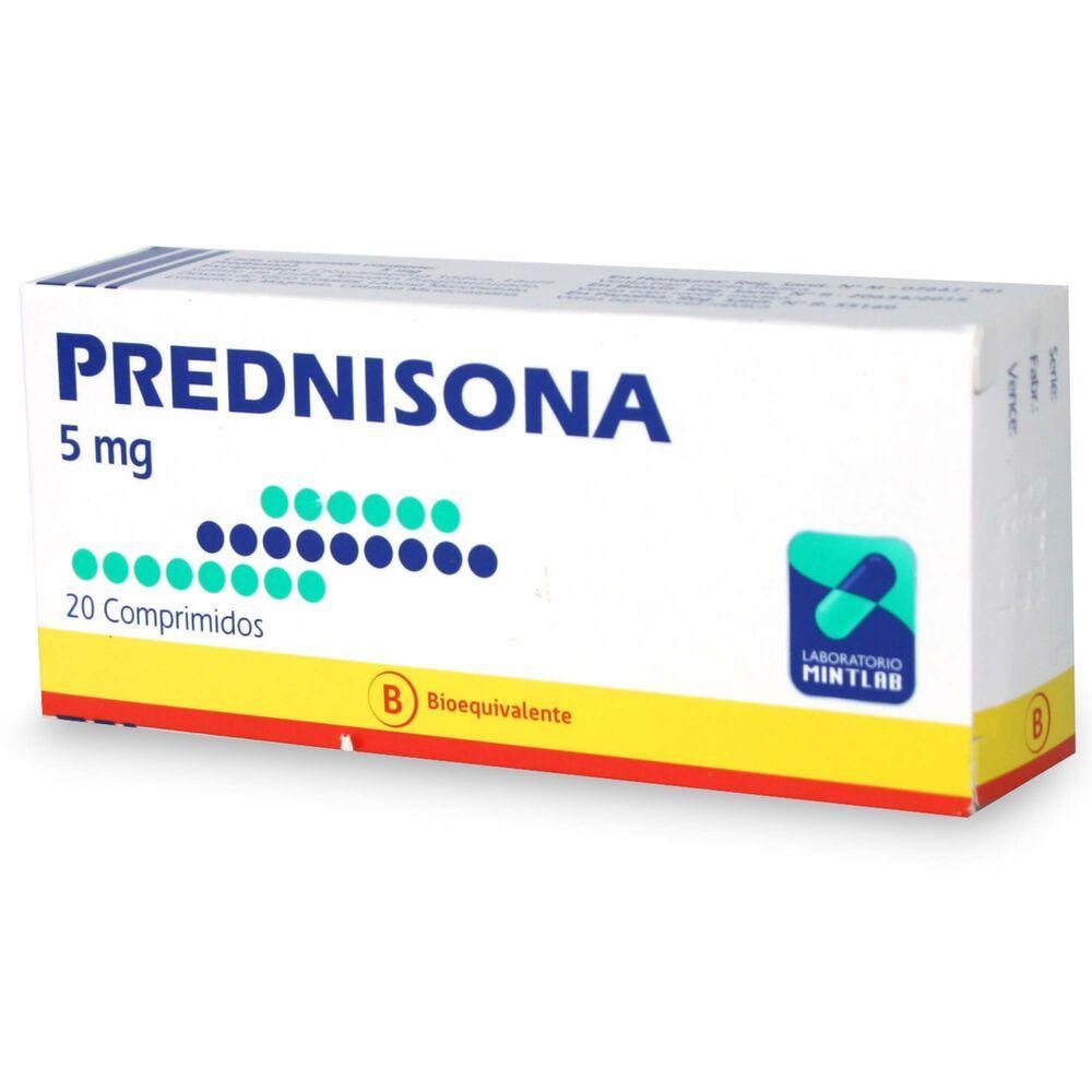 Prednisona 5 mg x 20 Comprimidos