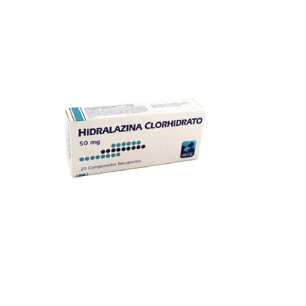 Hidralazina 50 mg x 20 Comprimidos