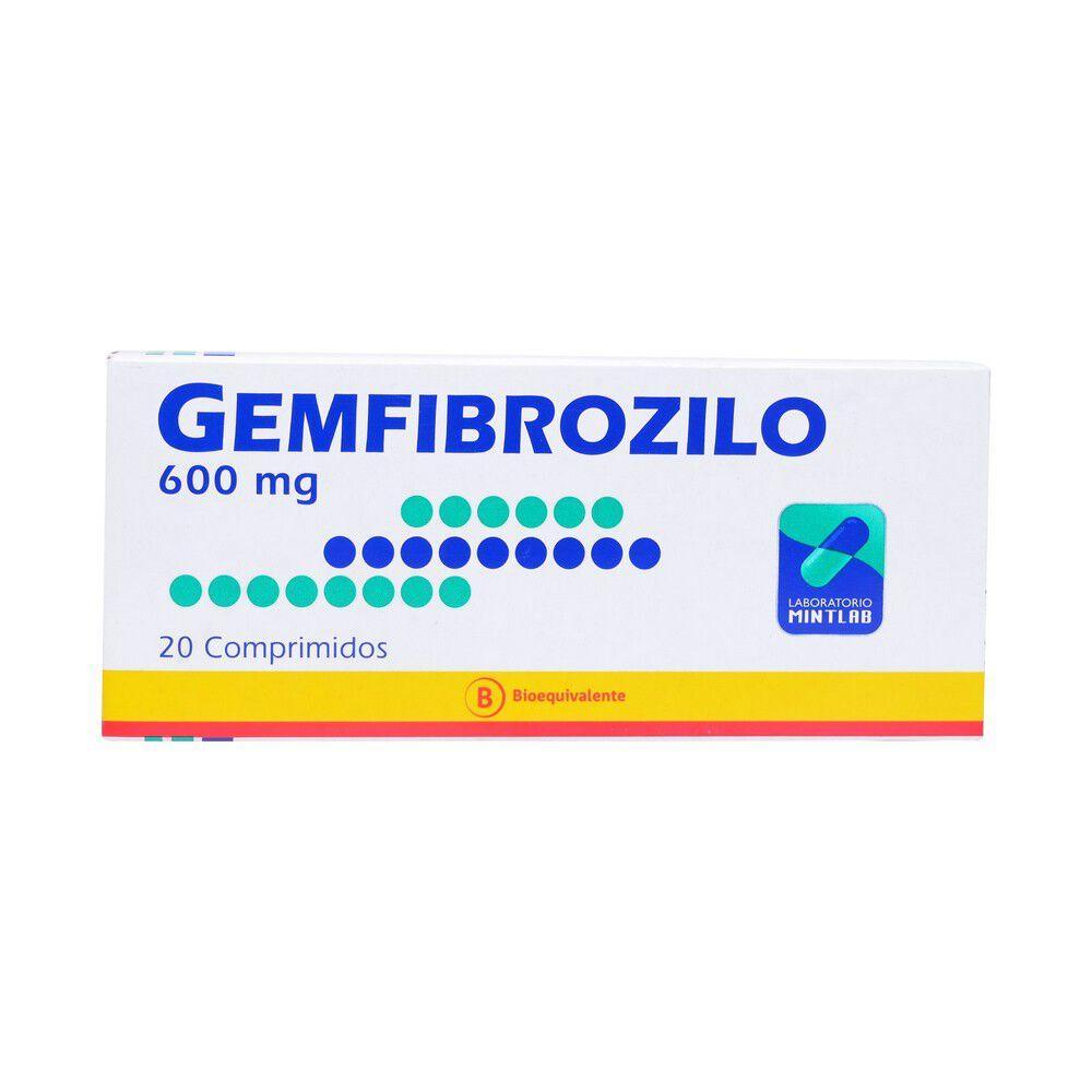 Gemfibrozilo 600 mg x 20 Comprimidos