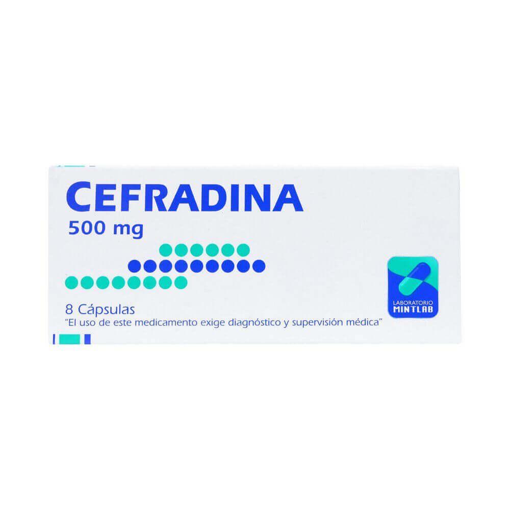 Cefradina 500 mg x 8 Cápsulas