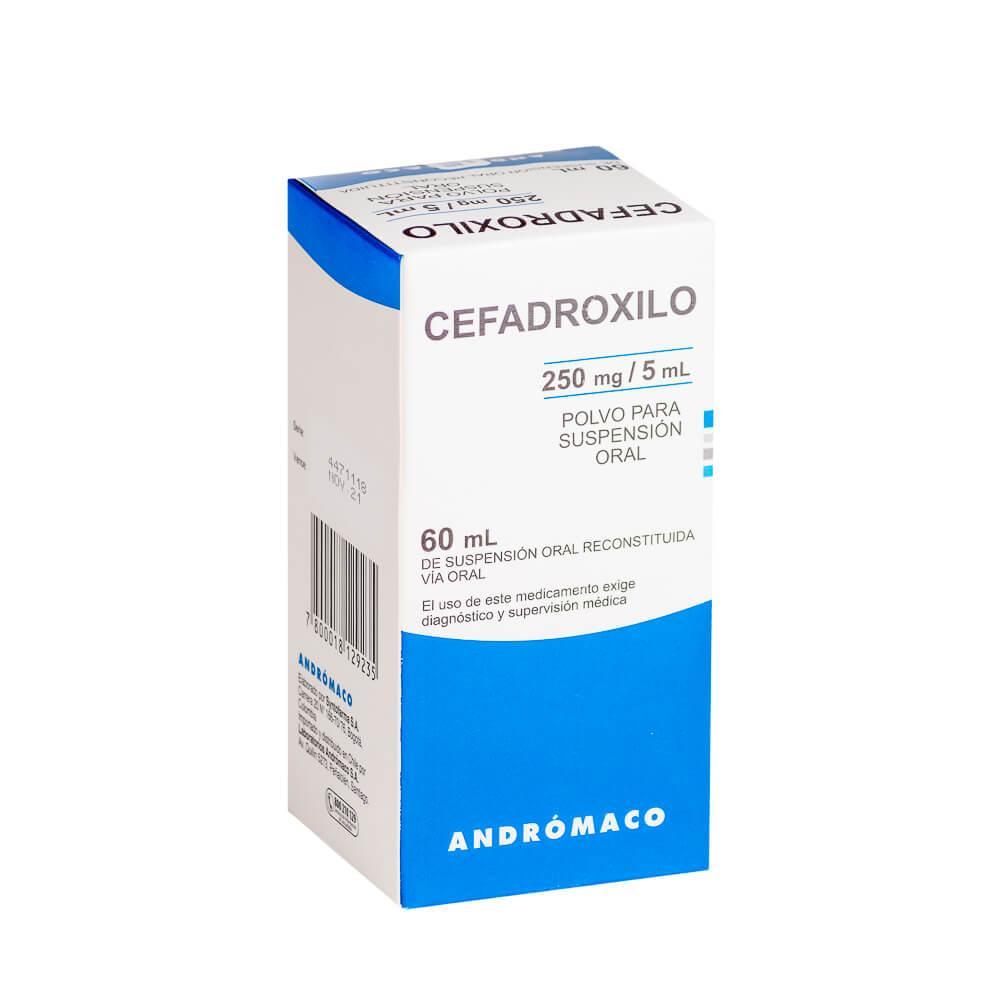 Cefadroxilo 250 mg/5 ml x 60 ml Suspension Oral