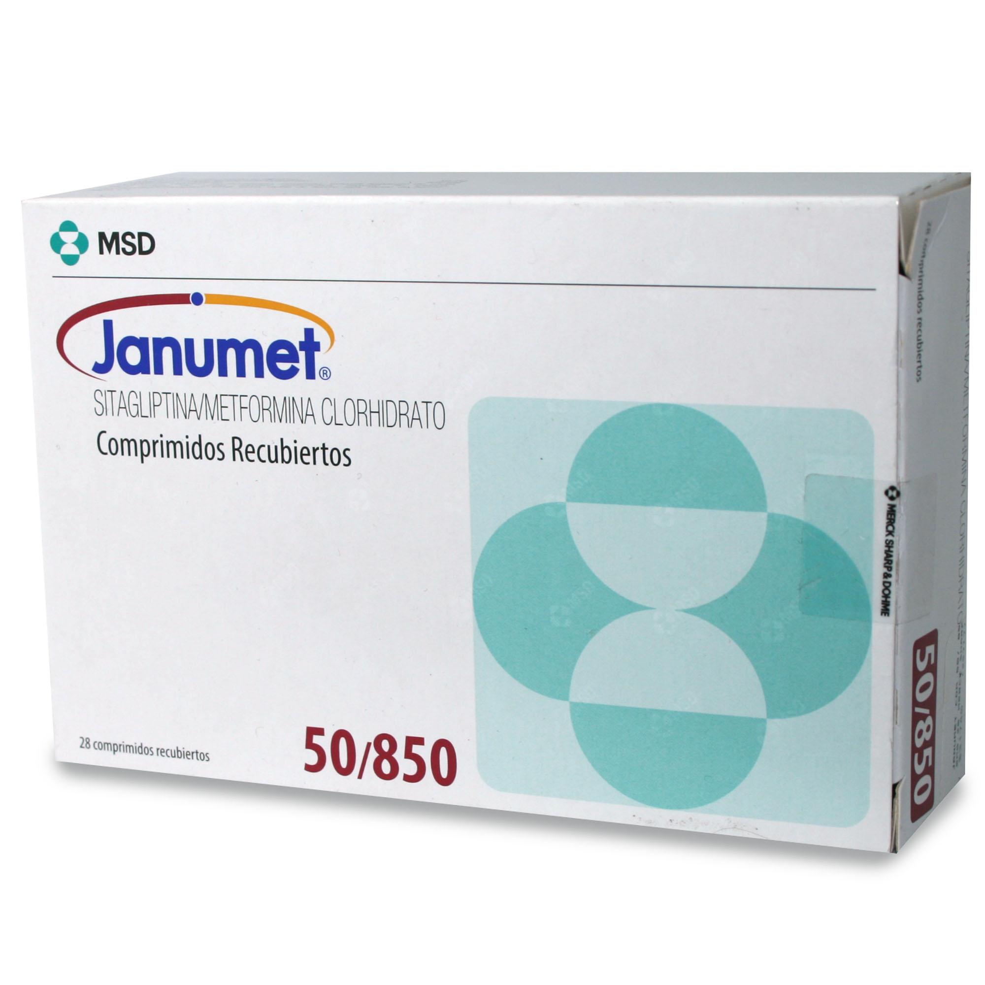 Janumet 50 mg/850 mg 28