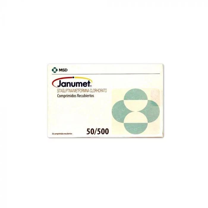 Janumet 50 mg/500 mg x 56 Comprimidos