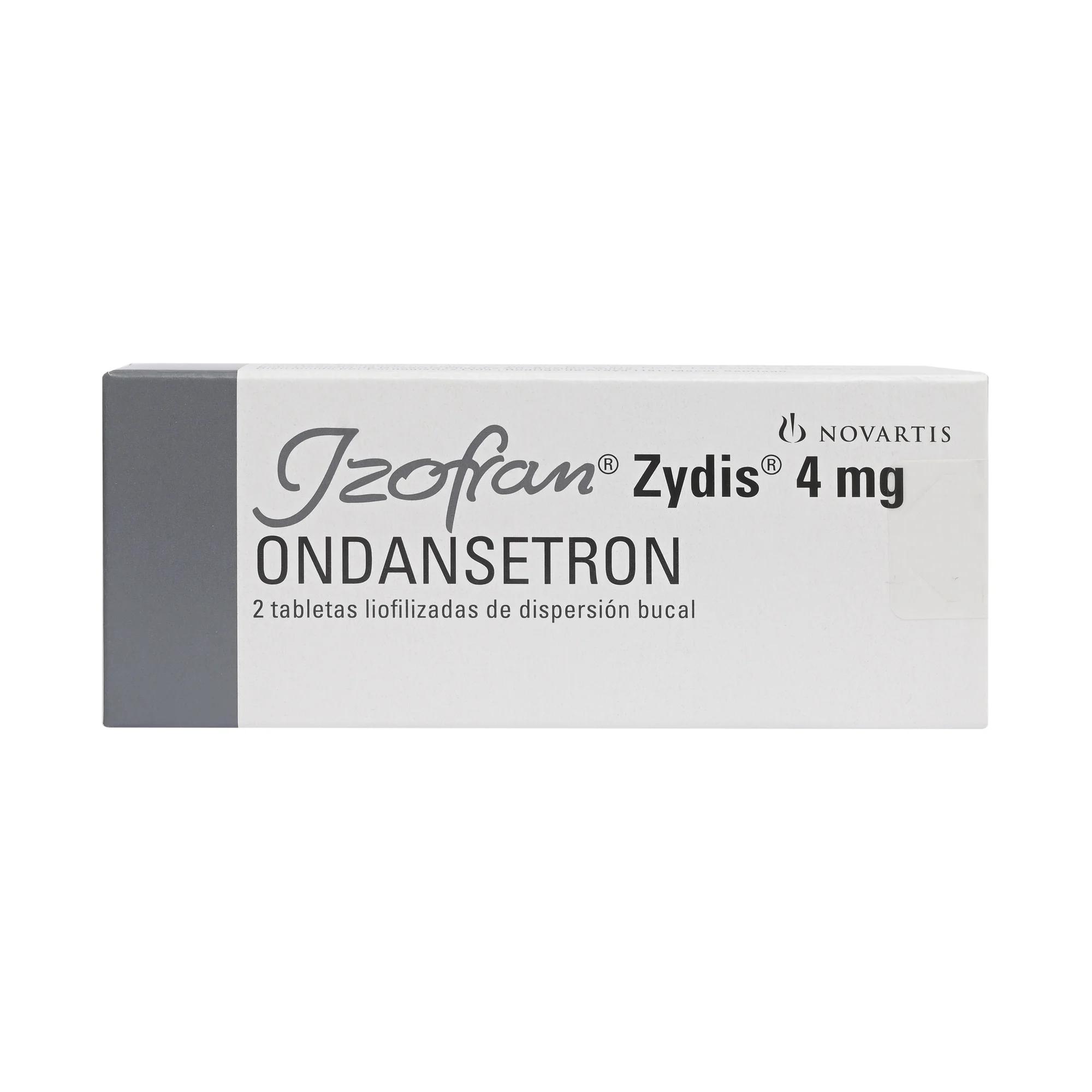 Izofran Zydis Ondansetron 4 mg 2 Comprimidos Bucodispersable
