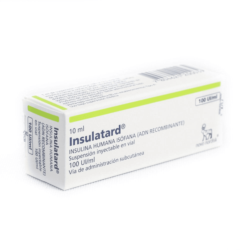 Insulina Insulatard HM 100 UI/ML X 1 Unidad Suspension Inyectable