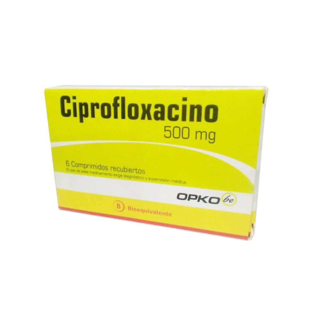 Ciprofloxacino 500 mg x 6 Comprimidos
