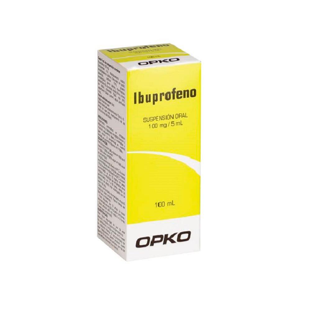 Ibuprofeno 200 mg/5 ml x 100 ml Suspensión Oral