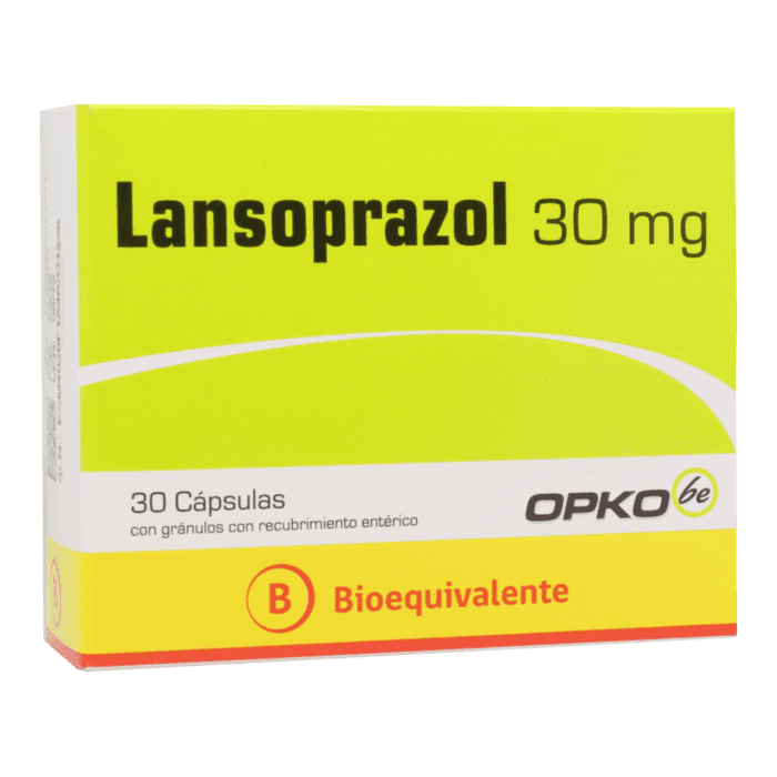 Lansoprazol 30mg x 30 Cápsulas