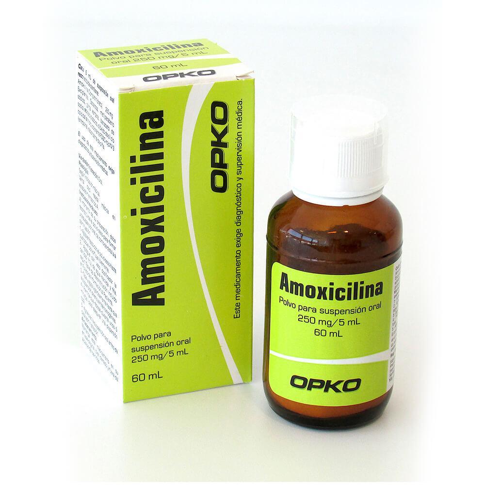 Amoxicilina 250 mg/5 ml x 60 ml Suspension Oral