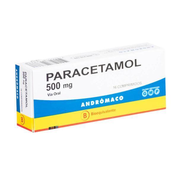 Paracetamol 500 mg x 16 Comprimidos
