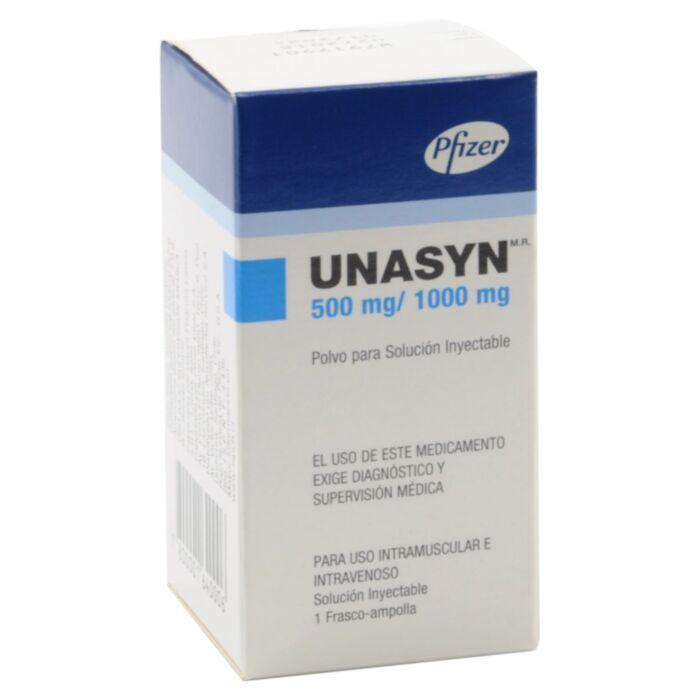 Unasyn 500 mg/1000 mg Polvo para Solución Inyectable x 1 Ampolla