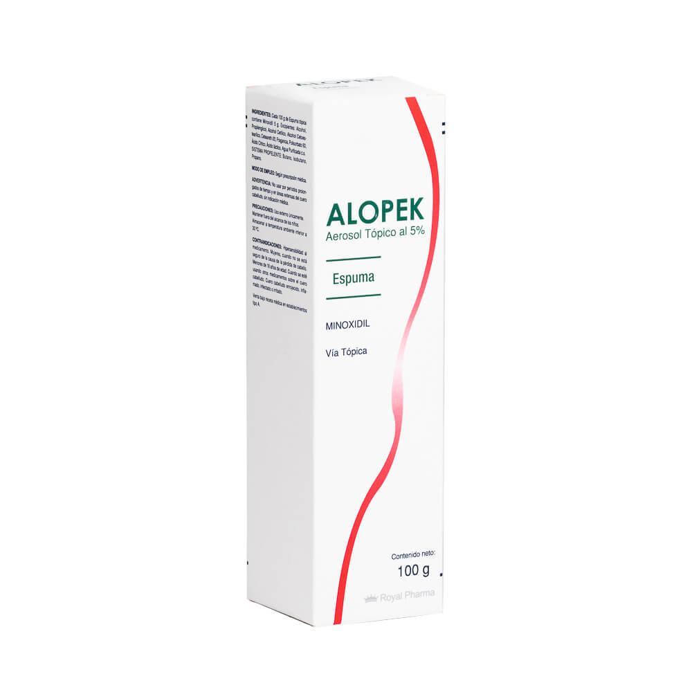 Alopek 5 % x 100 g Espuma Tópica