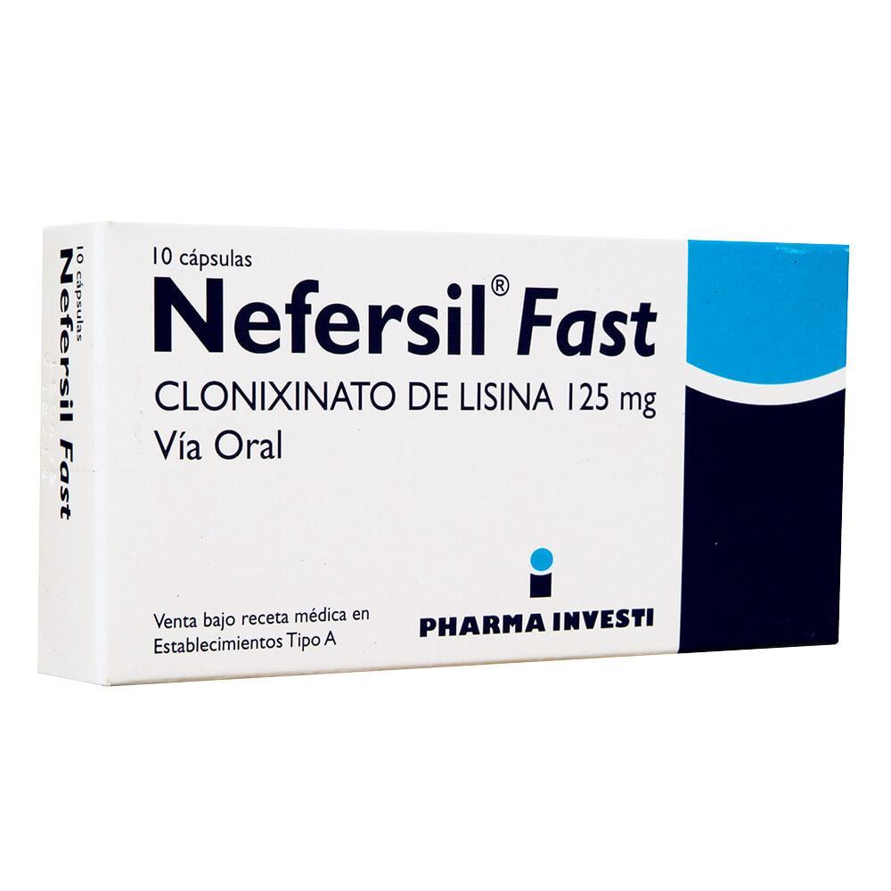 Nefersil Fast 125 mg x 10 Capsulas