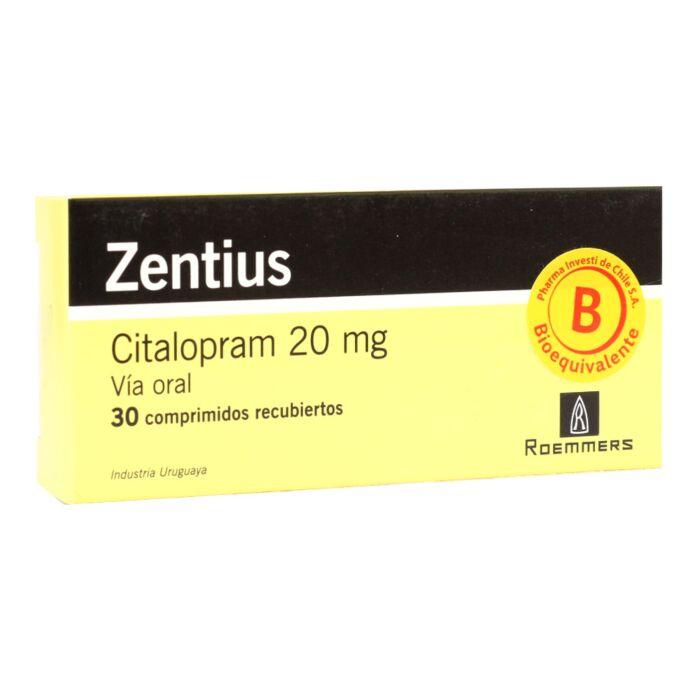Zentius 20mg x 30 Comprimidos Recurbiertos