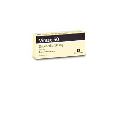 Vimax 50 mg x 6 Comprimidos Masticables