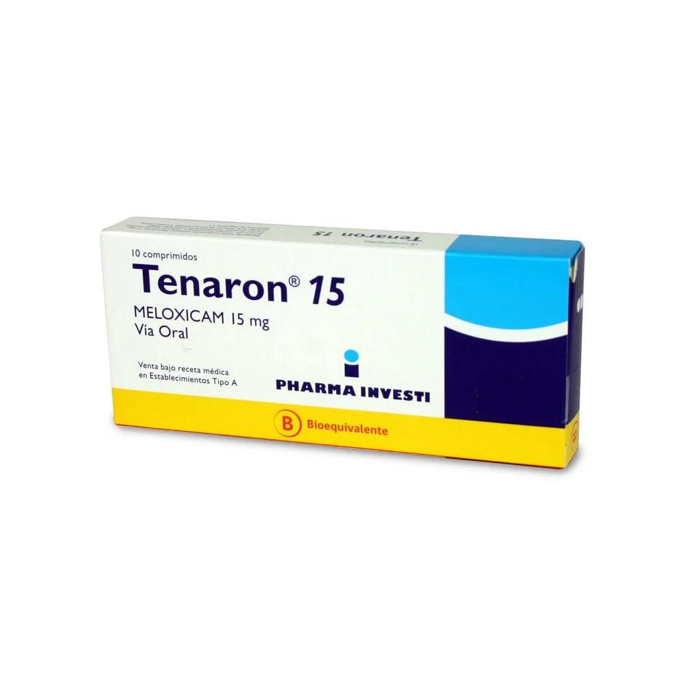 Tenaron Meloxicam 15 mg 10 Comprimidos