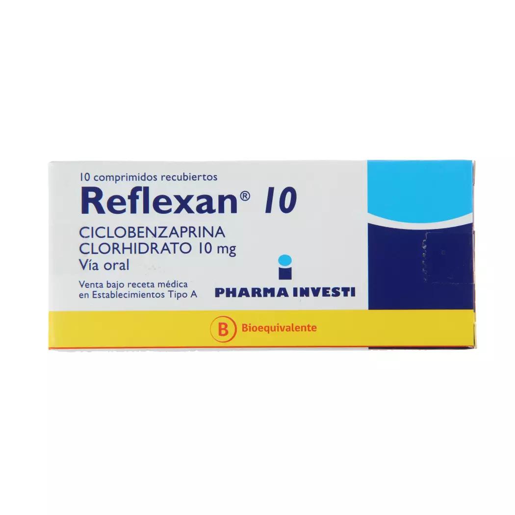 Reflexan 10 mg x 10 Comprimidos