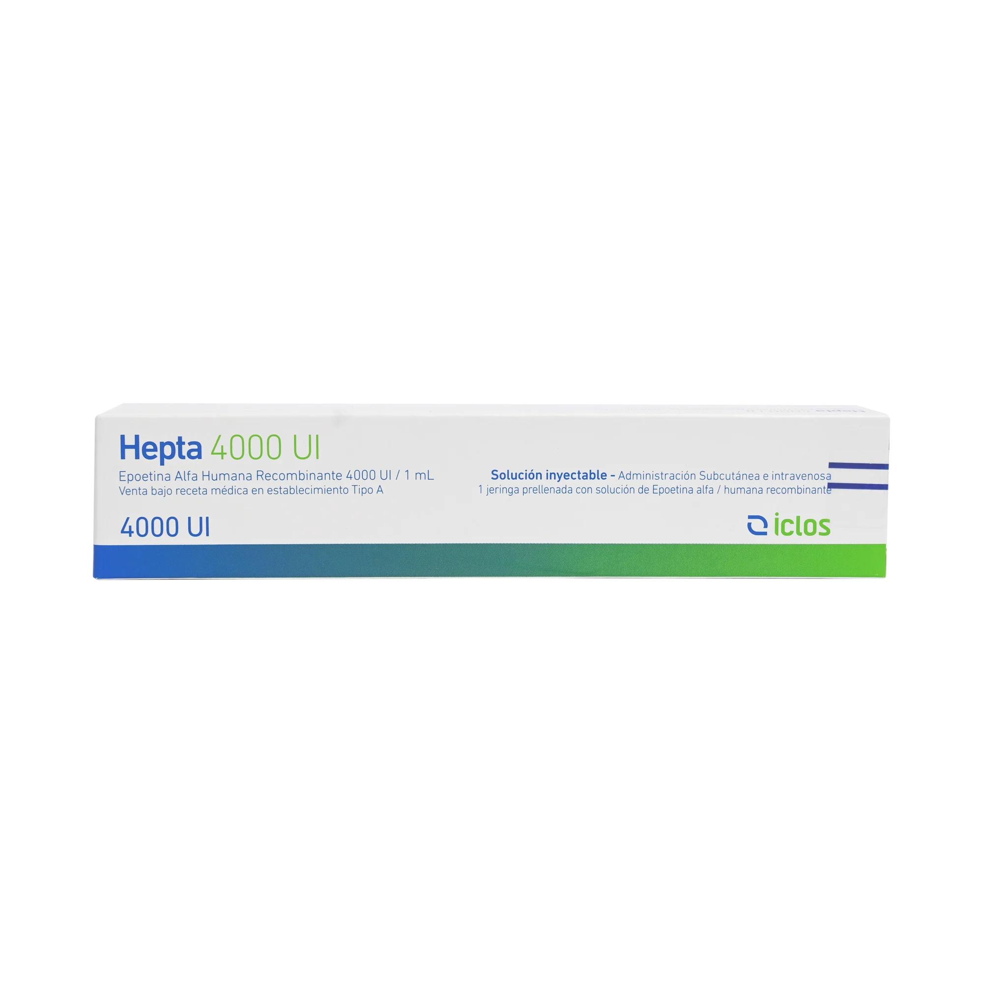 Hepta 4000 UI x Jeringa Prellenada
