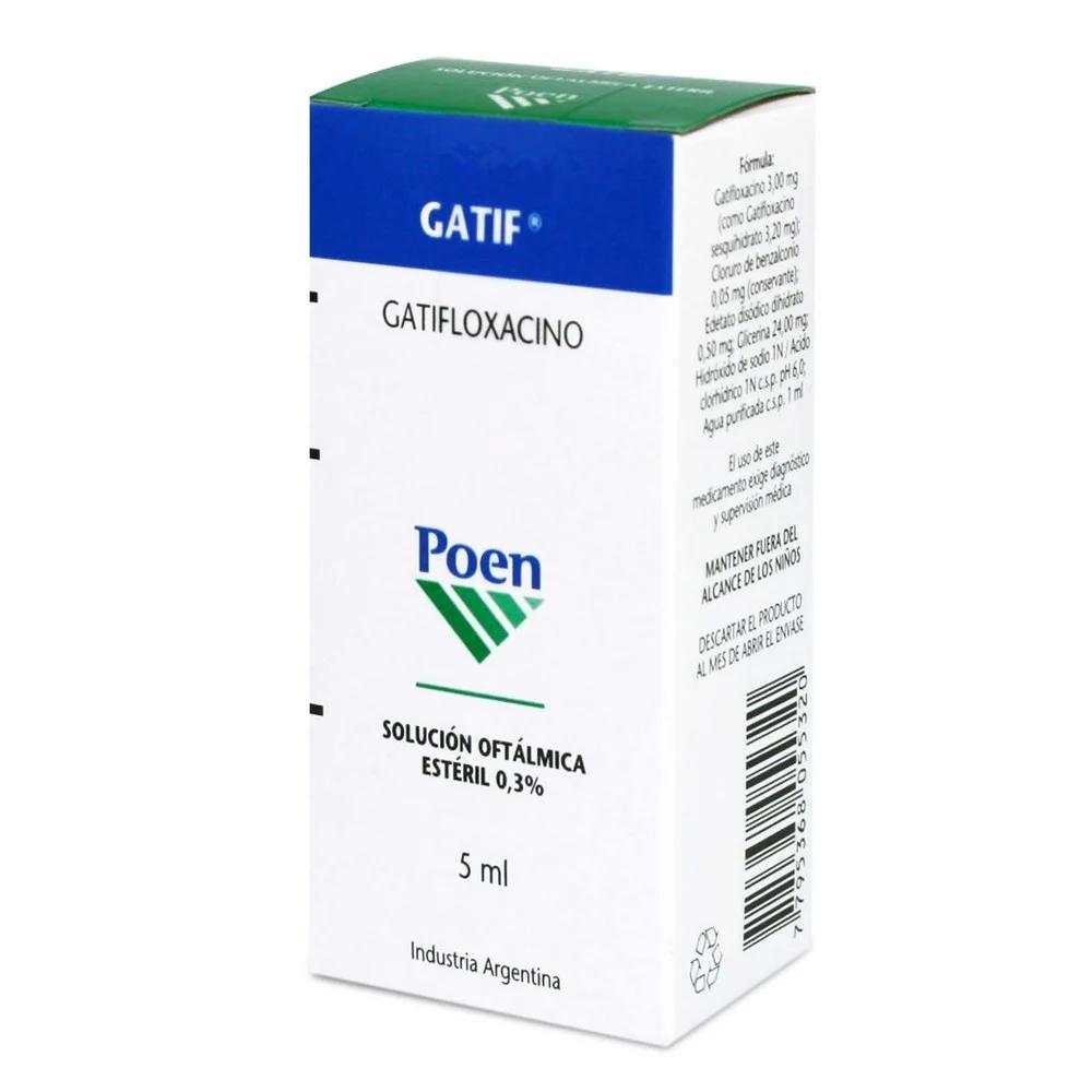 Gatif 0,3% Solución Oftálmica 5 mL