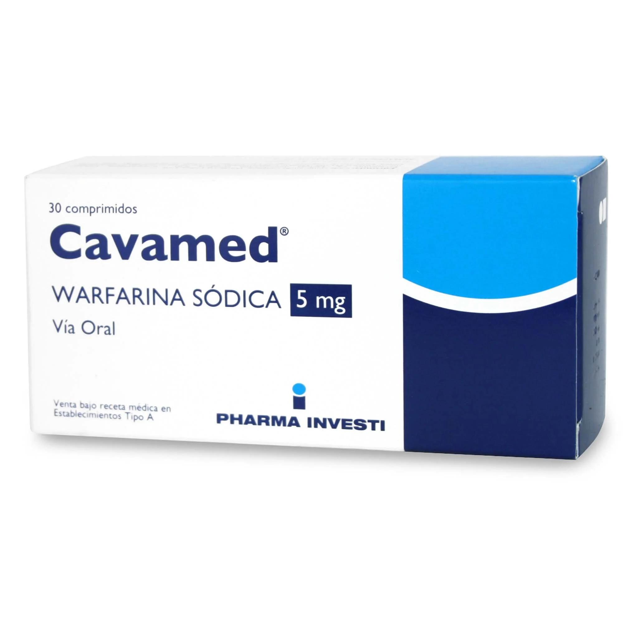 Cavamed 5 mg 30 Comprimidos
