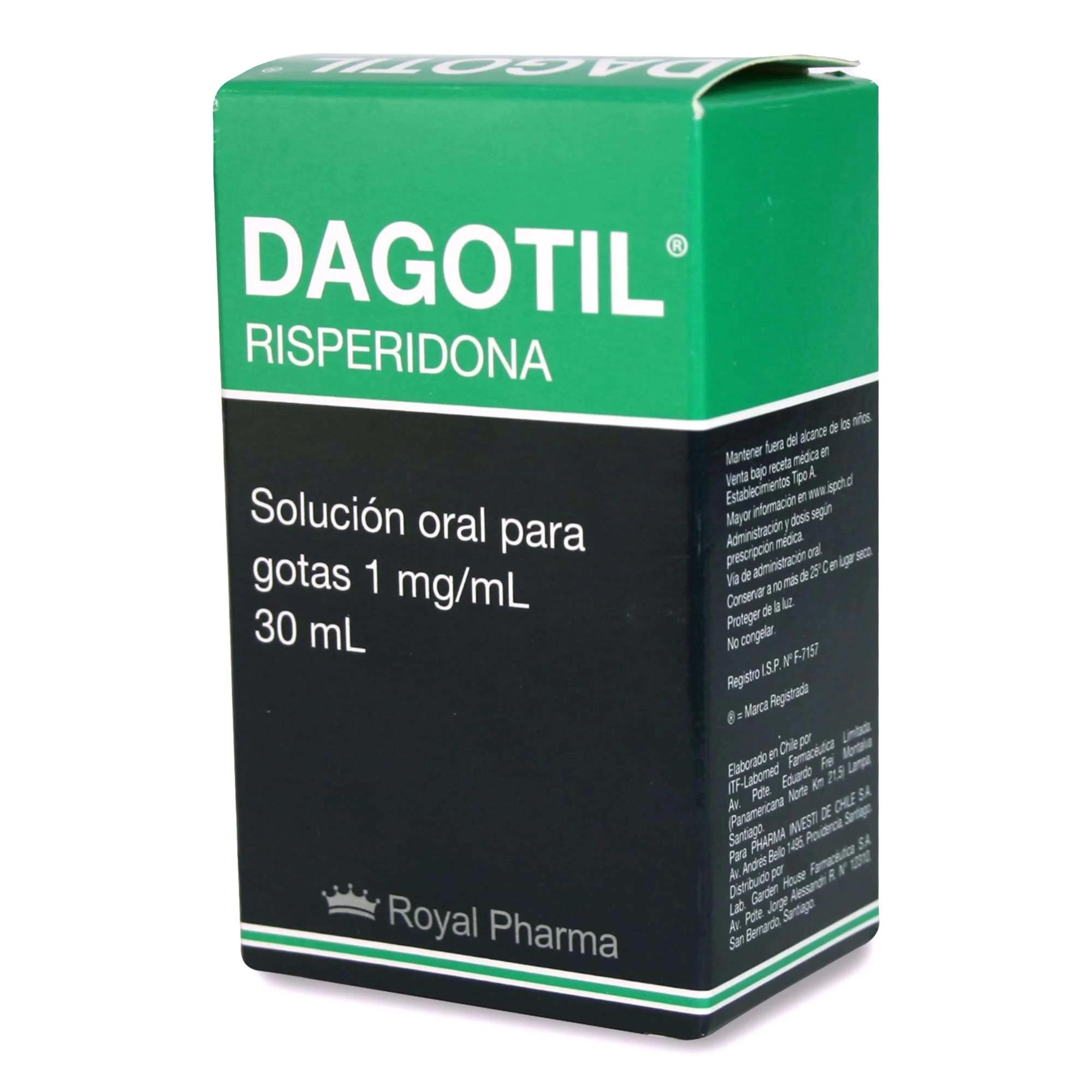 Dagotil Risperidona 1mg/ml Solución Oral 30 mL