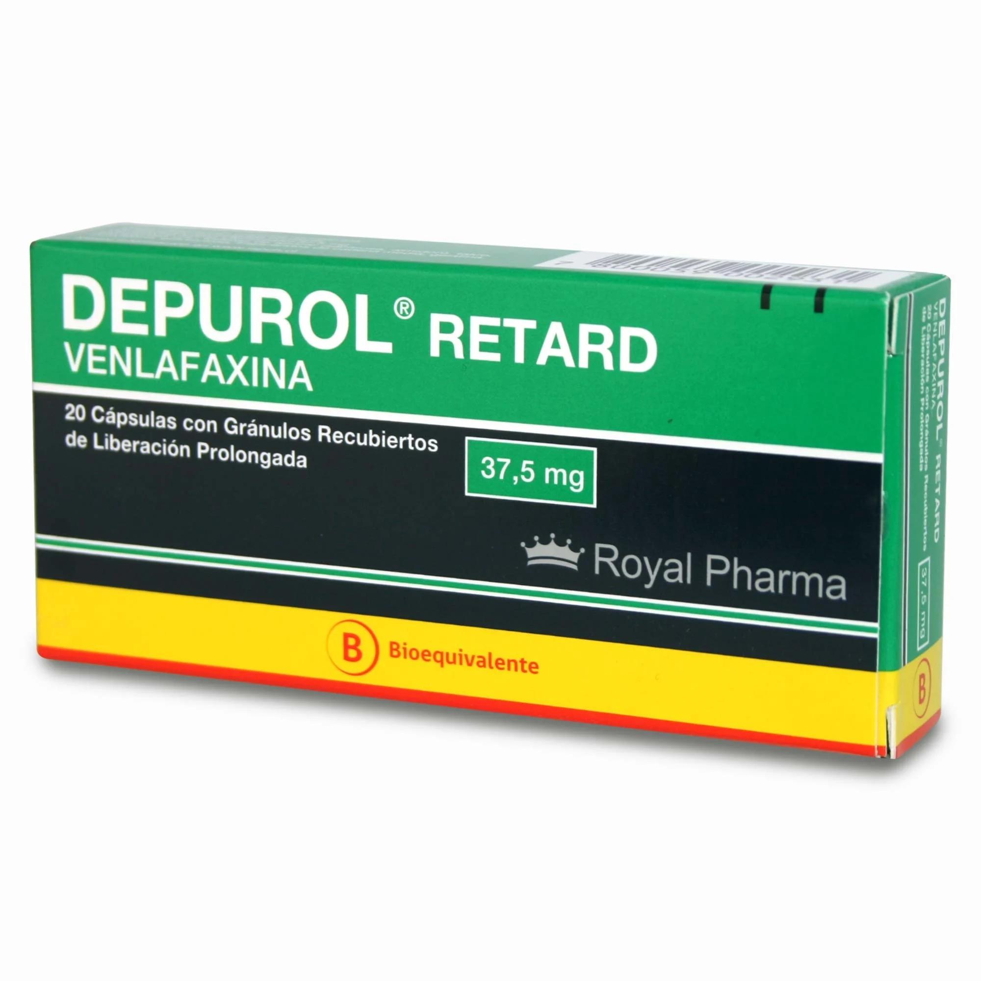 Depurol Retard Venlafaxina 37.5 mg