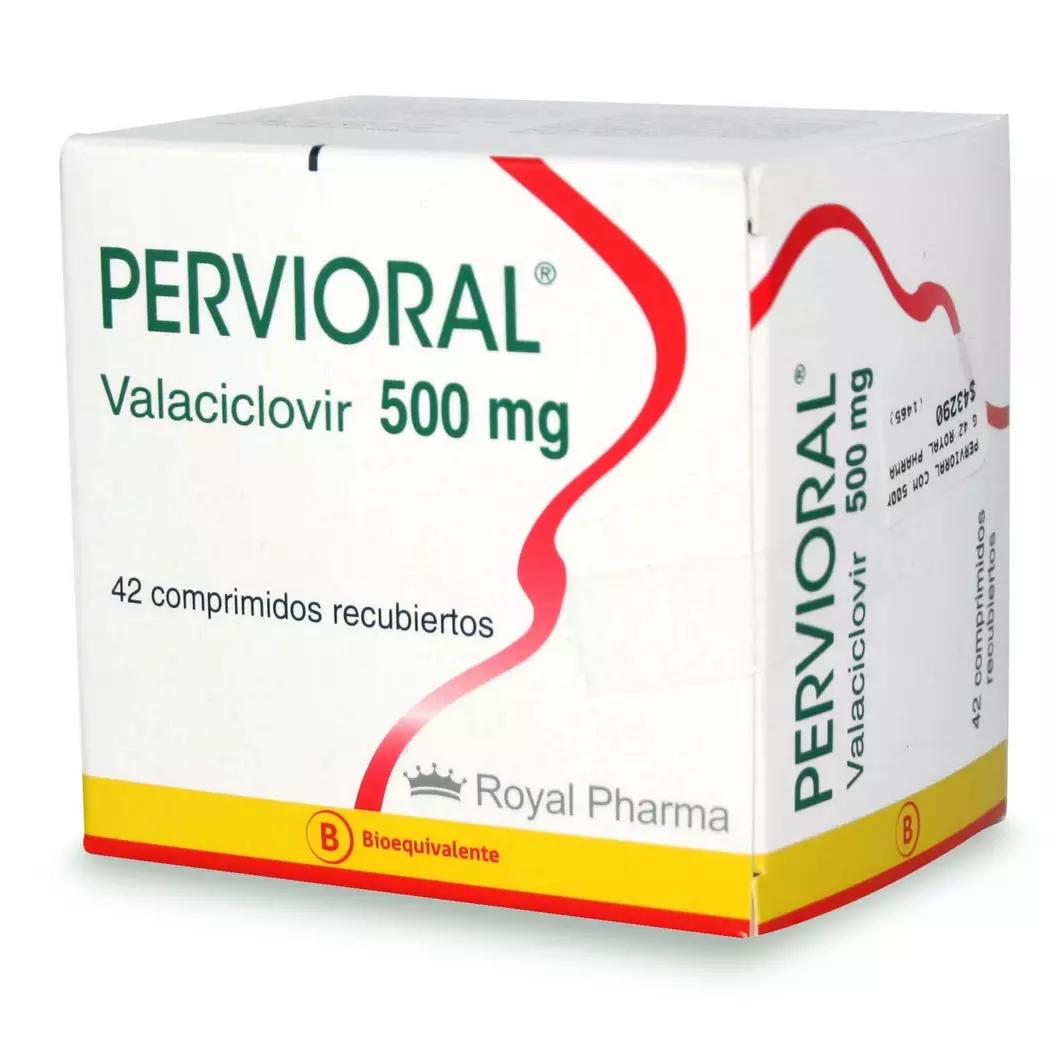 Pervioral 500 mg x 10 comprimidos Valaciclovir