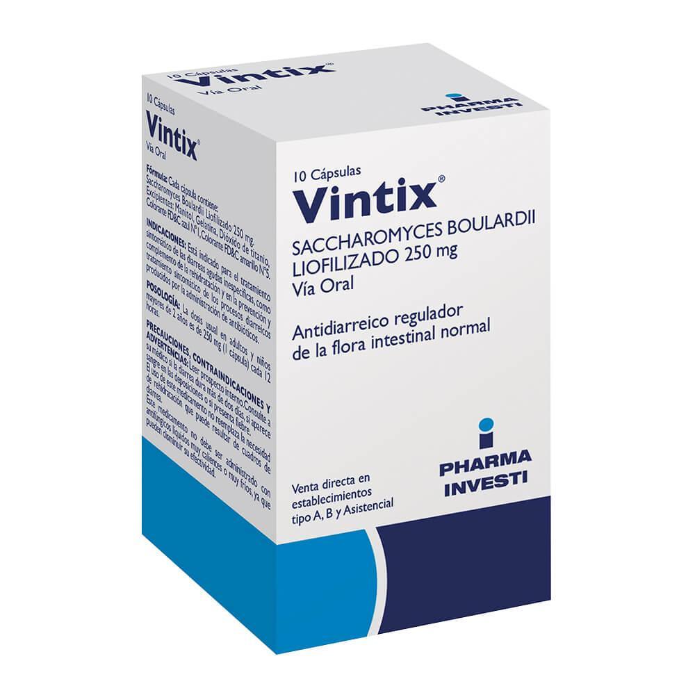 Vintix 250 mg x 10 Capsulas