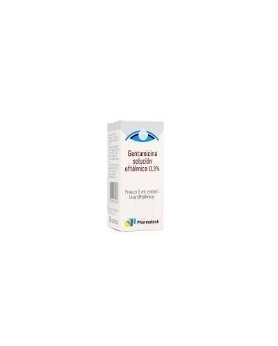 Gentamicina 0,3% x 5ml, Solucion Oftalmica