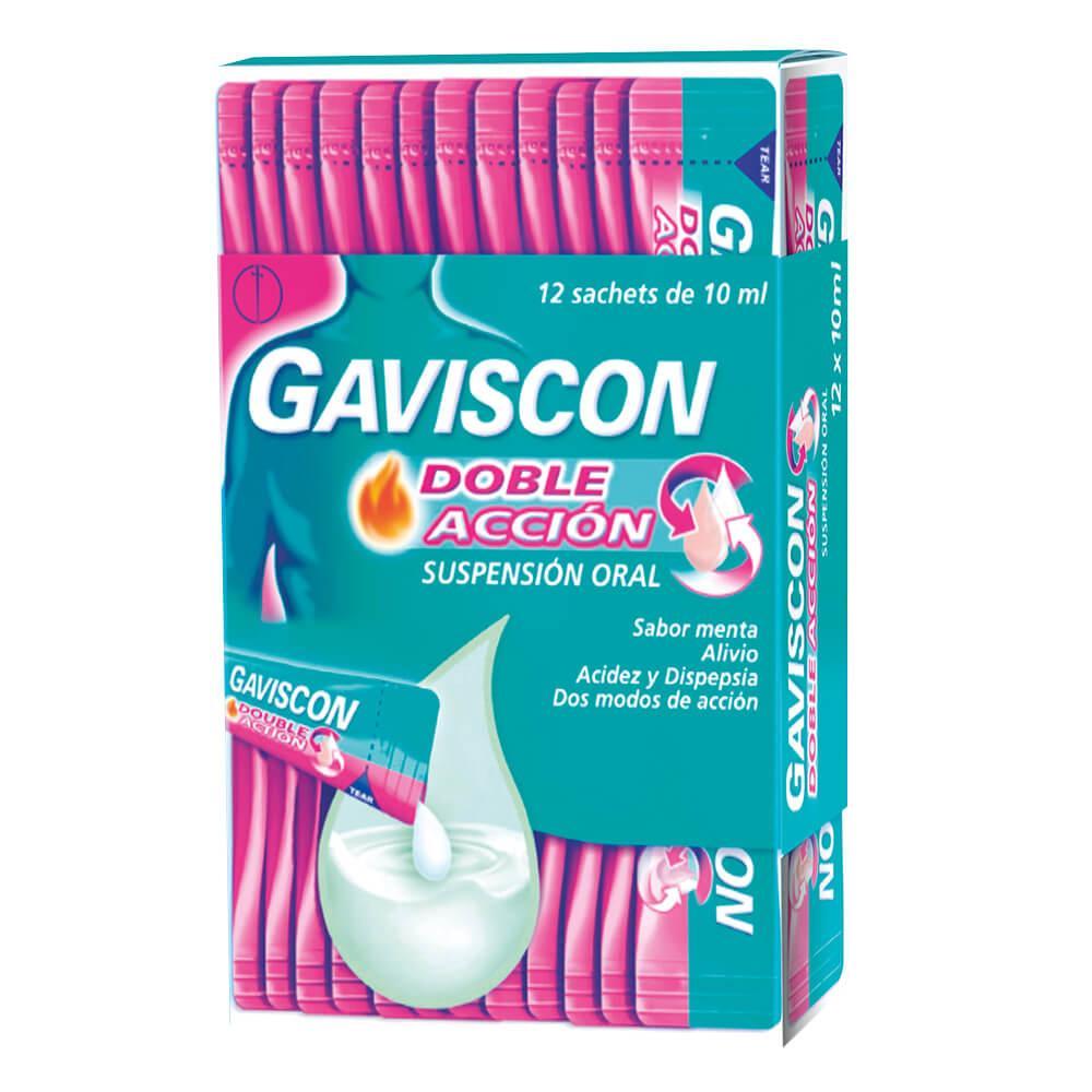 Gaviscon Doble Accion 10 ml Suspensión Oral x 12 Sachets