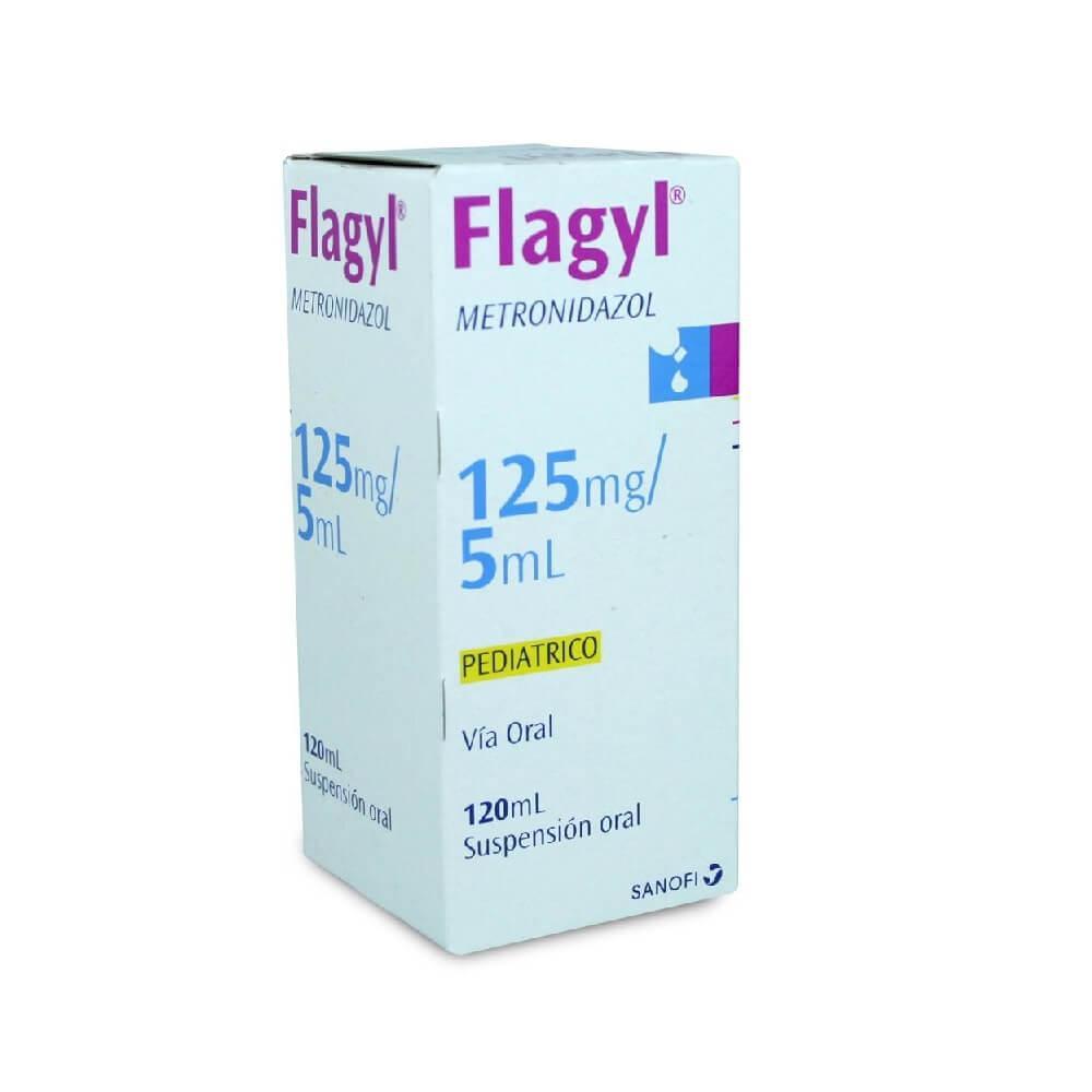 Flagyl Pediátrico 125 mg/5 ml x 120 ml Suspension Oral
